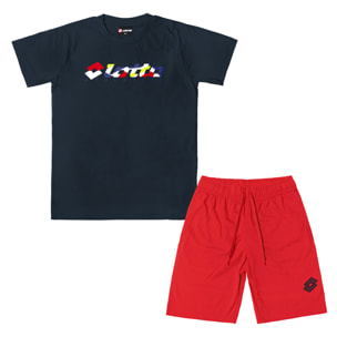 Completo Corto Bambino Ragazzo LOTTO Cotone