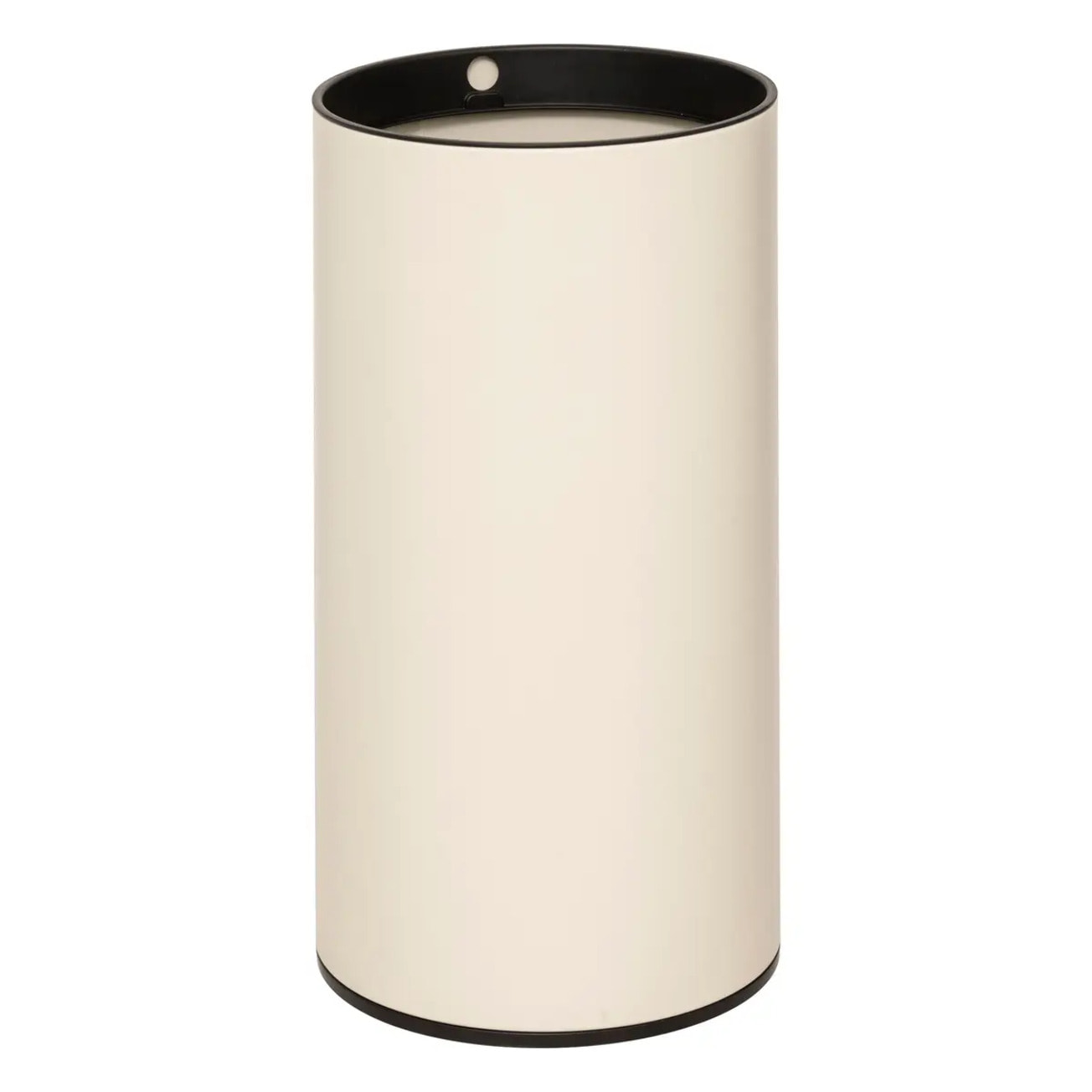 Poubelle automatique "Delta" en métal beige 40L