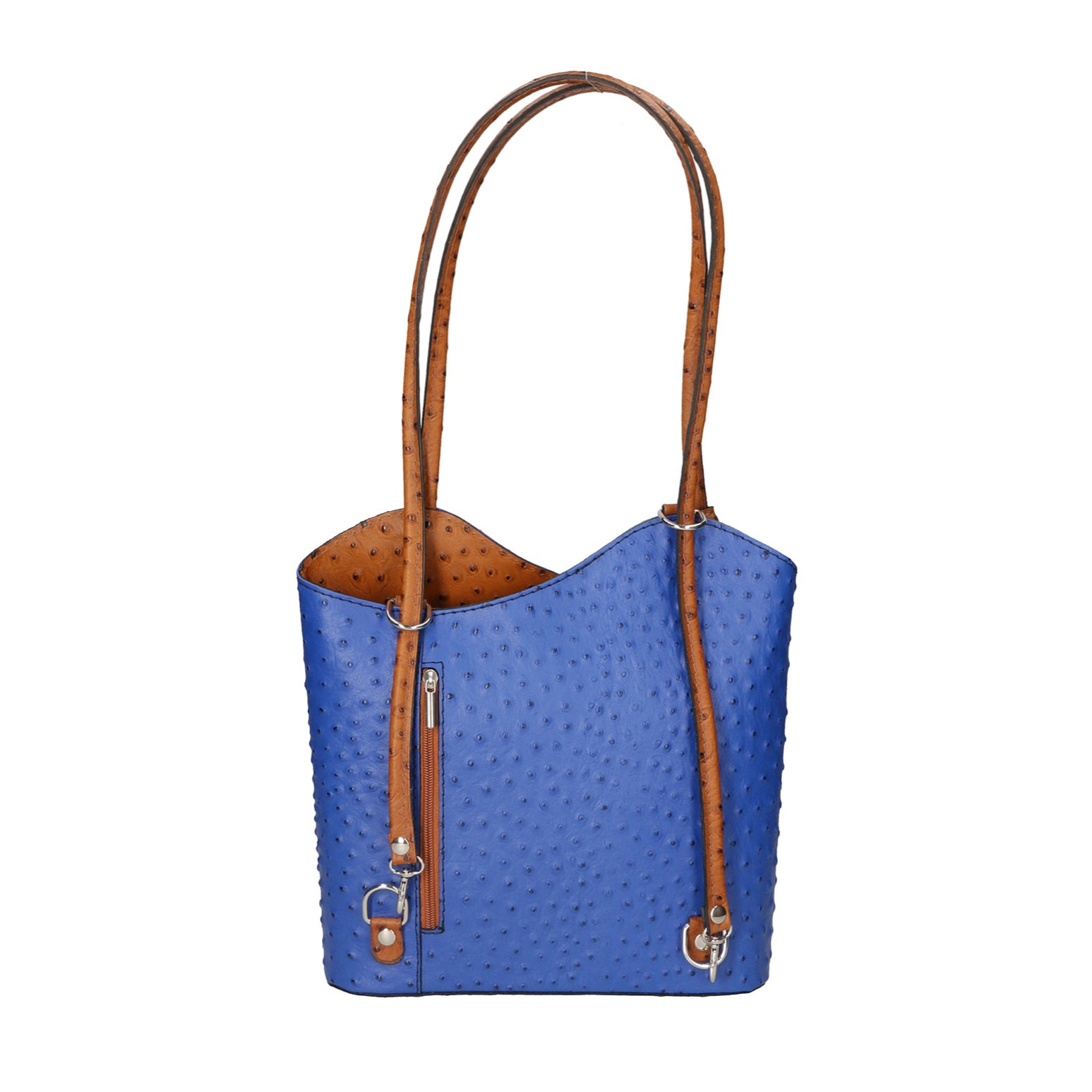 Zaino da donna in vera pelle - Modello Charlotte - 28.0 x 25.0 x 9.0 cm