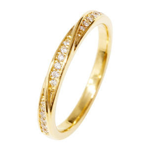 Anillo Frebal acabado oro amarillo 18k