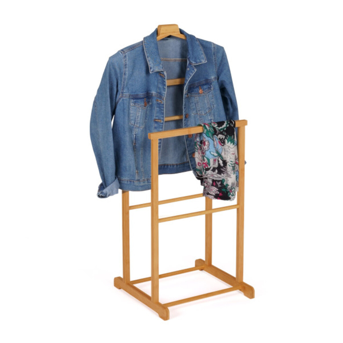 Valet de chambre Maya double portant en bambou