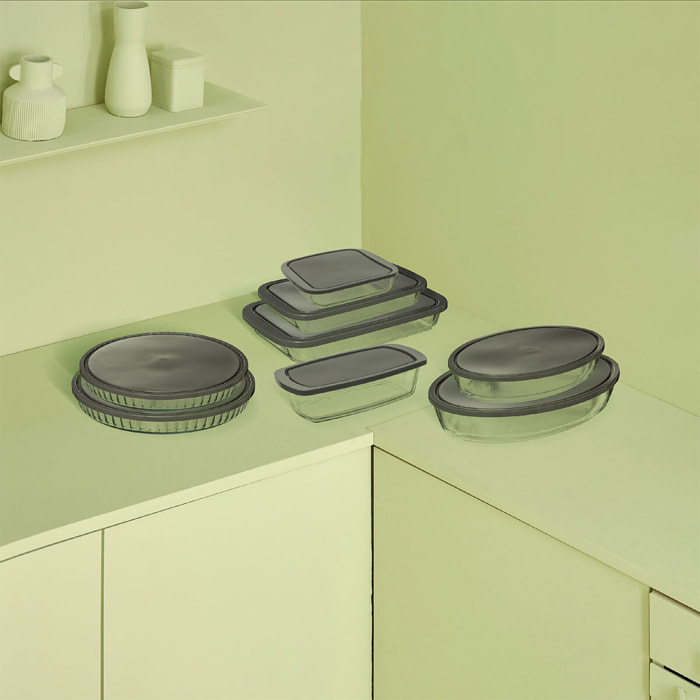 Moule à tarte couvercle silicone 30cm "KeepEat"