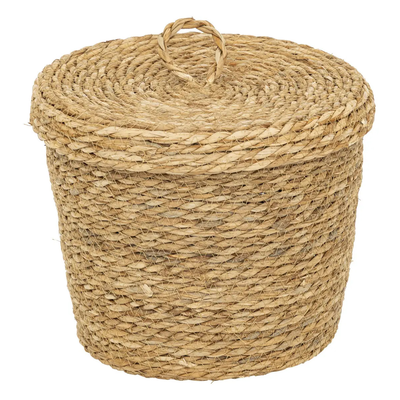 Lot de 9 paniers ronds Little cottage jonc D14/19/24/28/35cm