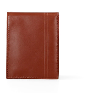 Portafoglio uomo in vera pelle - Modello False - Casual - 12.5 x 10.0 x 2.0 cm