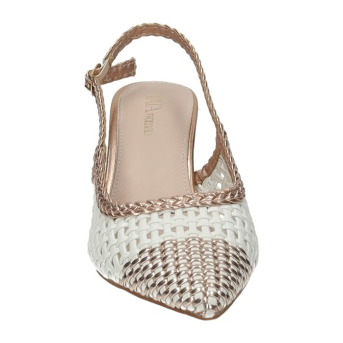 Décolleté sling back Donna Tata Italia Rosa