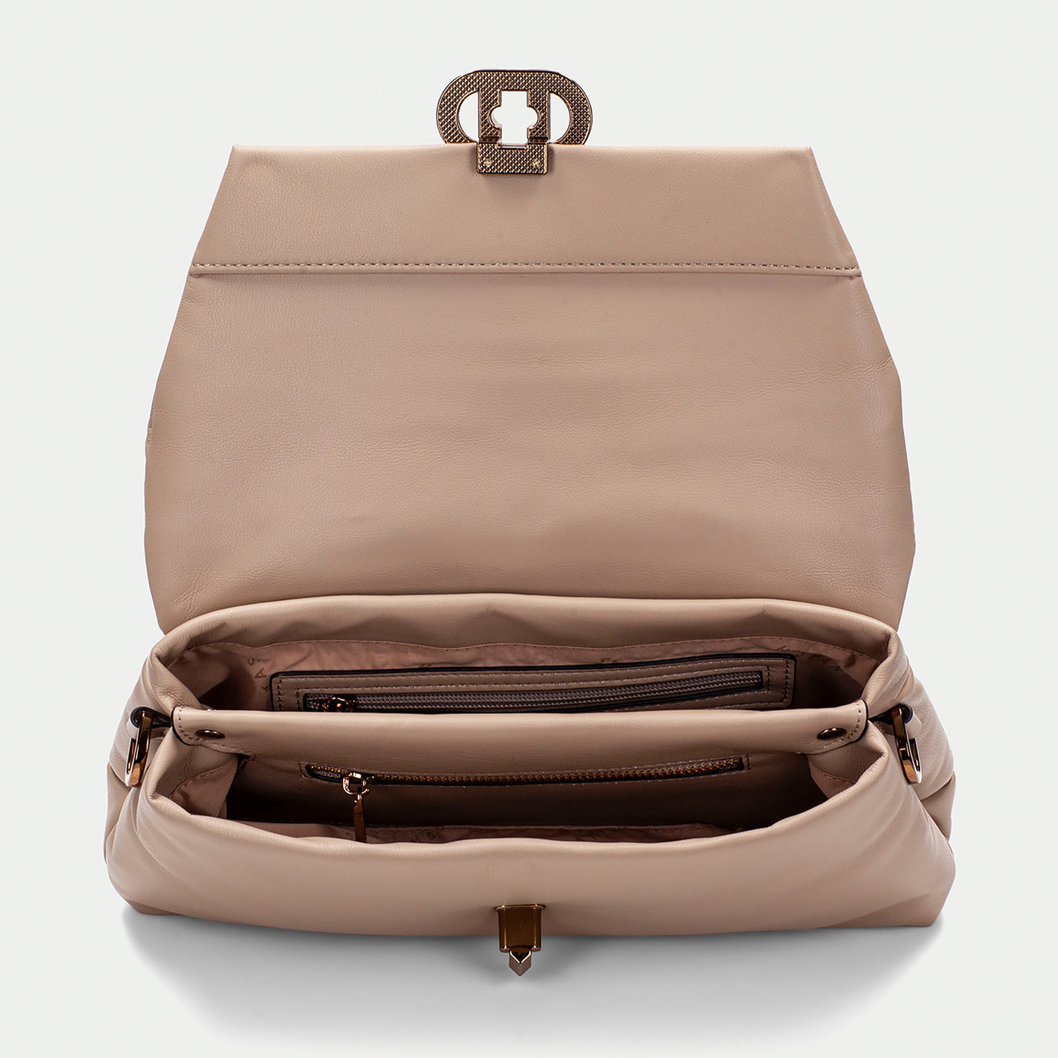 Clutch  Taupe 30cm x 16cm x 7cm