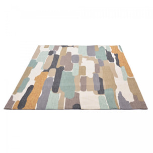 Tapis extérieur tissé kilim rectangle GENO