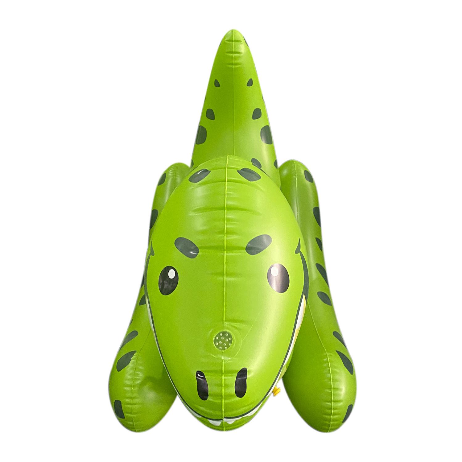 Sedia galleggiante gonfiabile per bambini, design dinosauro, spara acqua.