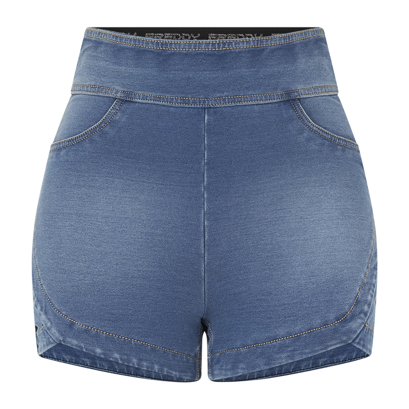 Jeggings N.O.W. skinny a vita alta super short