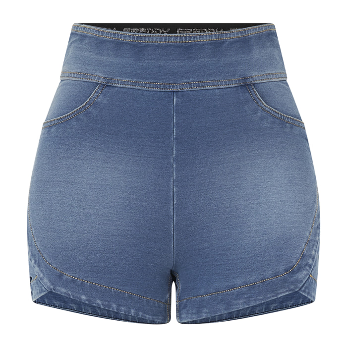 Jeggings N.O.W. skinny a vita alta super short