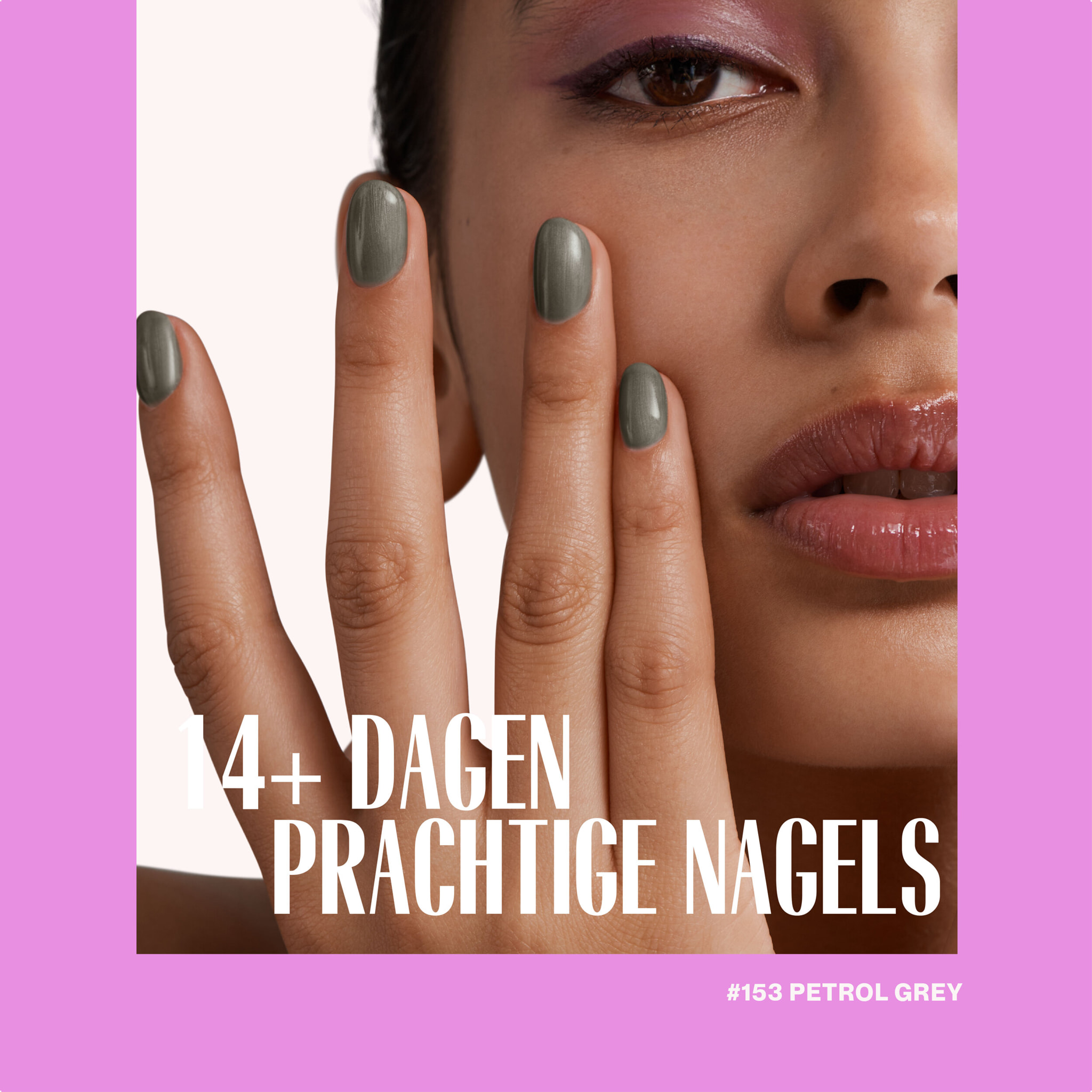 Vernis semi-permanent - 153 Petrol Grey - 15 ml