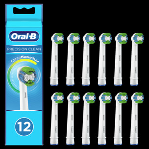 Oral-B Precision Clean Avec CleanMaximiser, 12 Brossettes