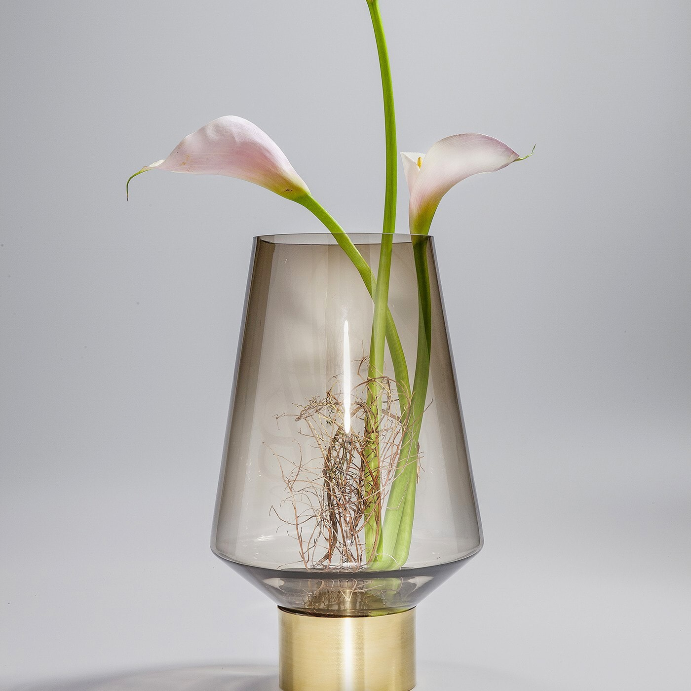 Vase Noble Ring marron 40cm Kare Design