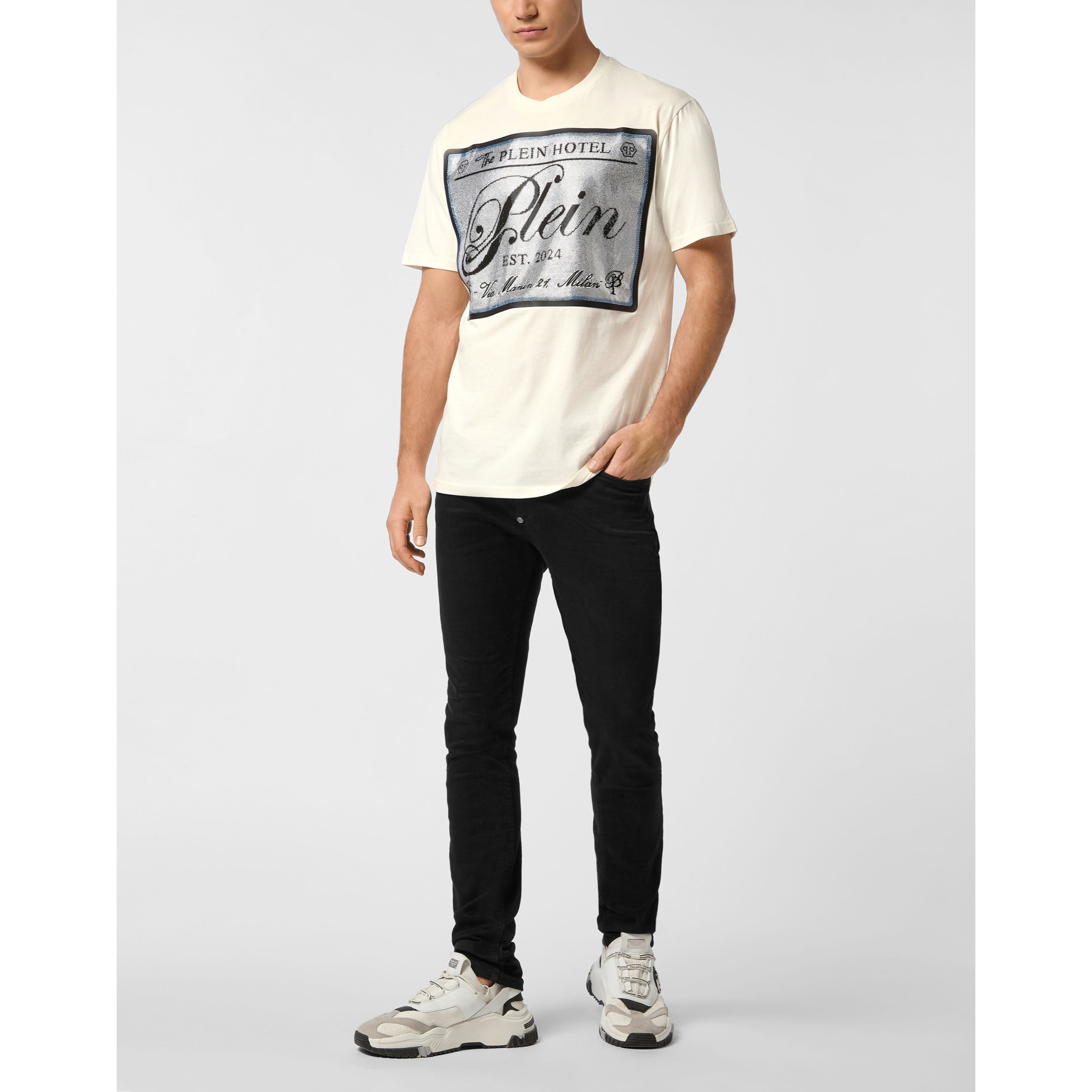 PHILIPP PLEIN T-Shirt Round Neck Ss