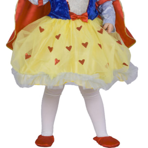 Abito Biancaneve Dolce Fiaba Costume Carnevale Bambina