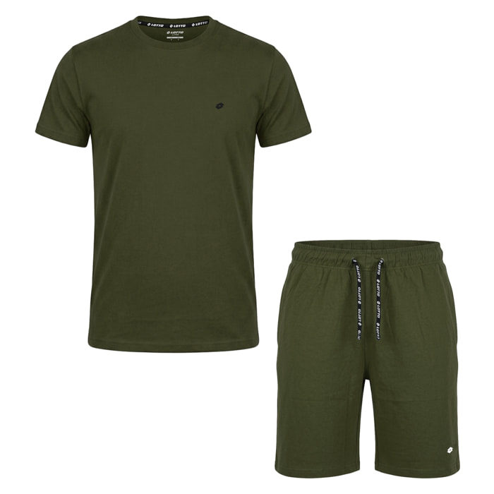 Completo Sportivo Uomo LOTTO Cotone Corto
