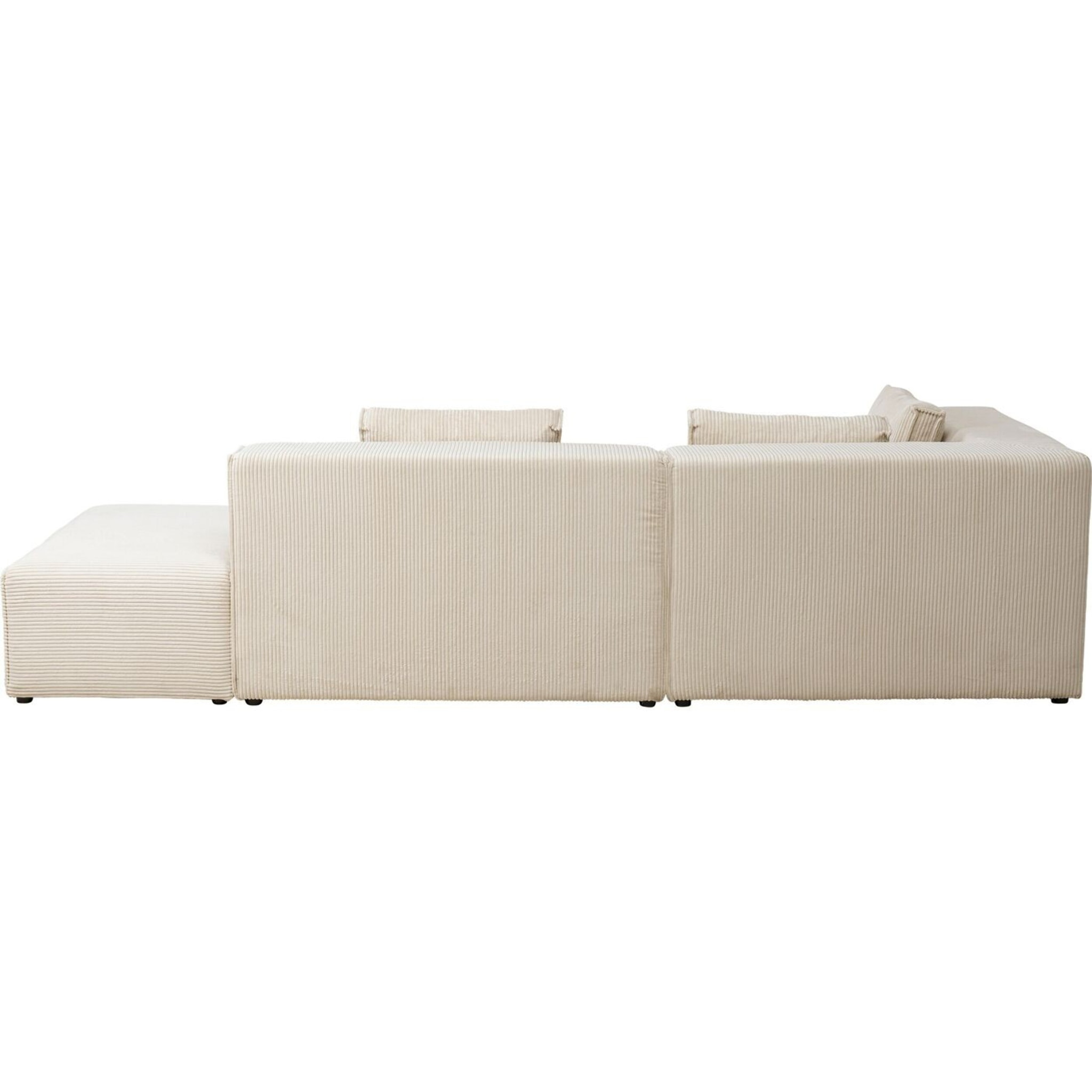 Canapé d'angle Infinity Cord crème Kare Design