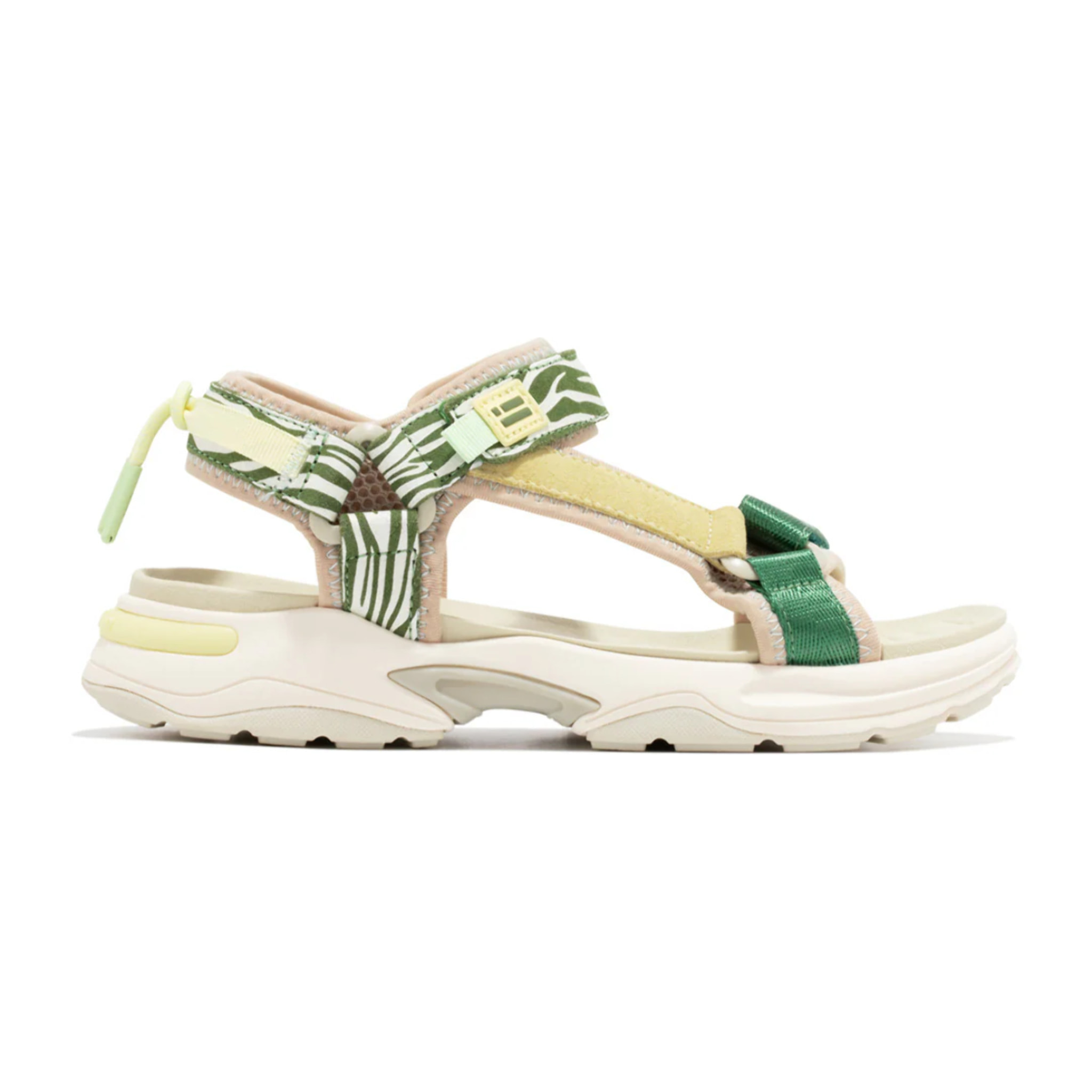 Sandalias Mujer Flame Tiras Verdes