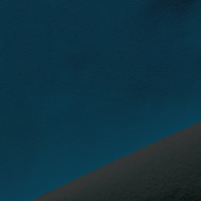 Rideau thermique occultant 100% doublure polaire - Bleu Paon