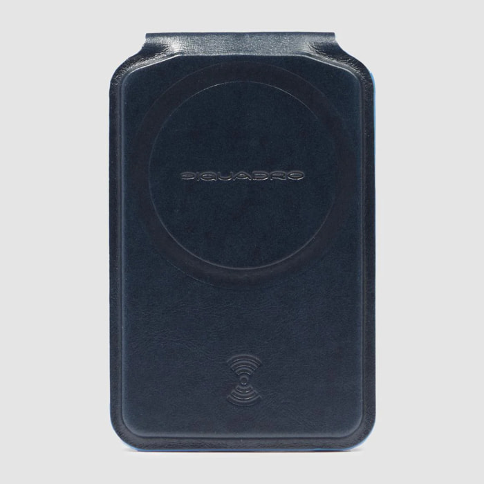 Piquadro Portefeuille MagSafe en cuir avec traqueur rechargeable