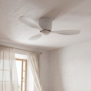 Forlight Ventilador IP20 Bora ø988mm LED 18W 3000K Blanco Blanco 694lm