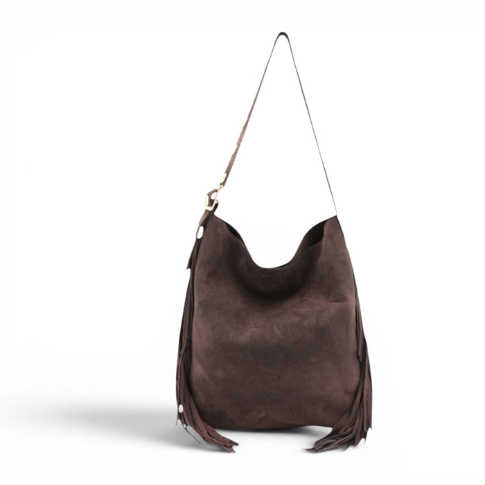 Borsa a Spalla Cheval Firenze Rose Testa di Moro