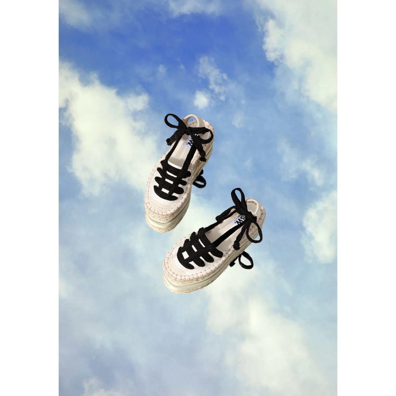 B&W Break&Walk - Sandali estivi in juta con zeppa per donna e bambina