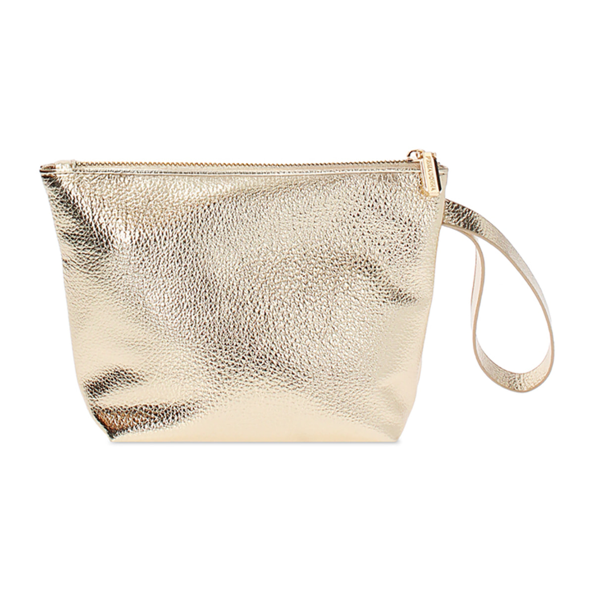 Pochette donna oro in laminato