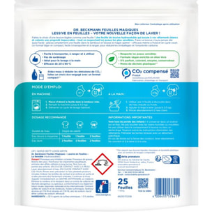 Lessive DR BECKMANN Feuilles Magiques - La Sensible x25 lavages