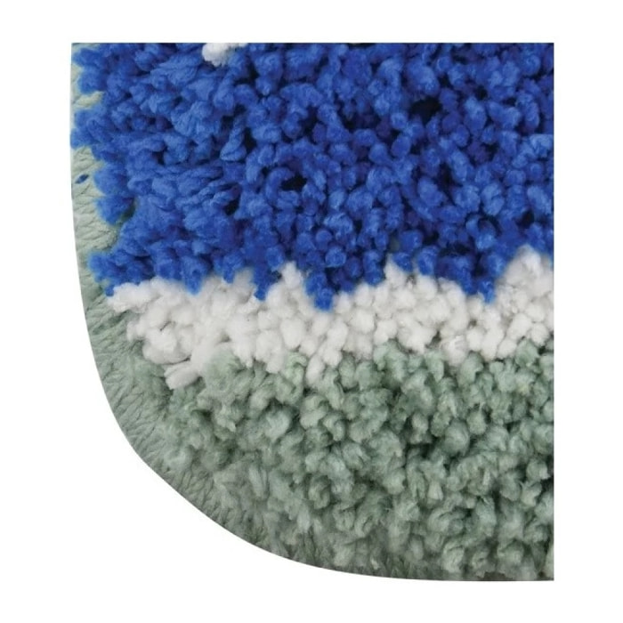 Tapis de bain Microfibre 50x80cm QUITO Bleu & Vert MSV