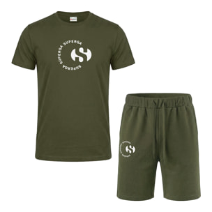 Completo Uomo SUPERGA Corto Cotone Jersey