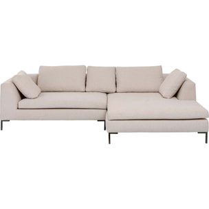 Canapé d'angle Gianna 290cm crème Kare Design