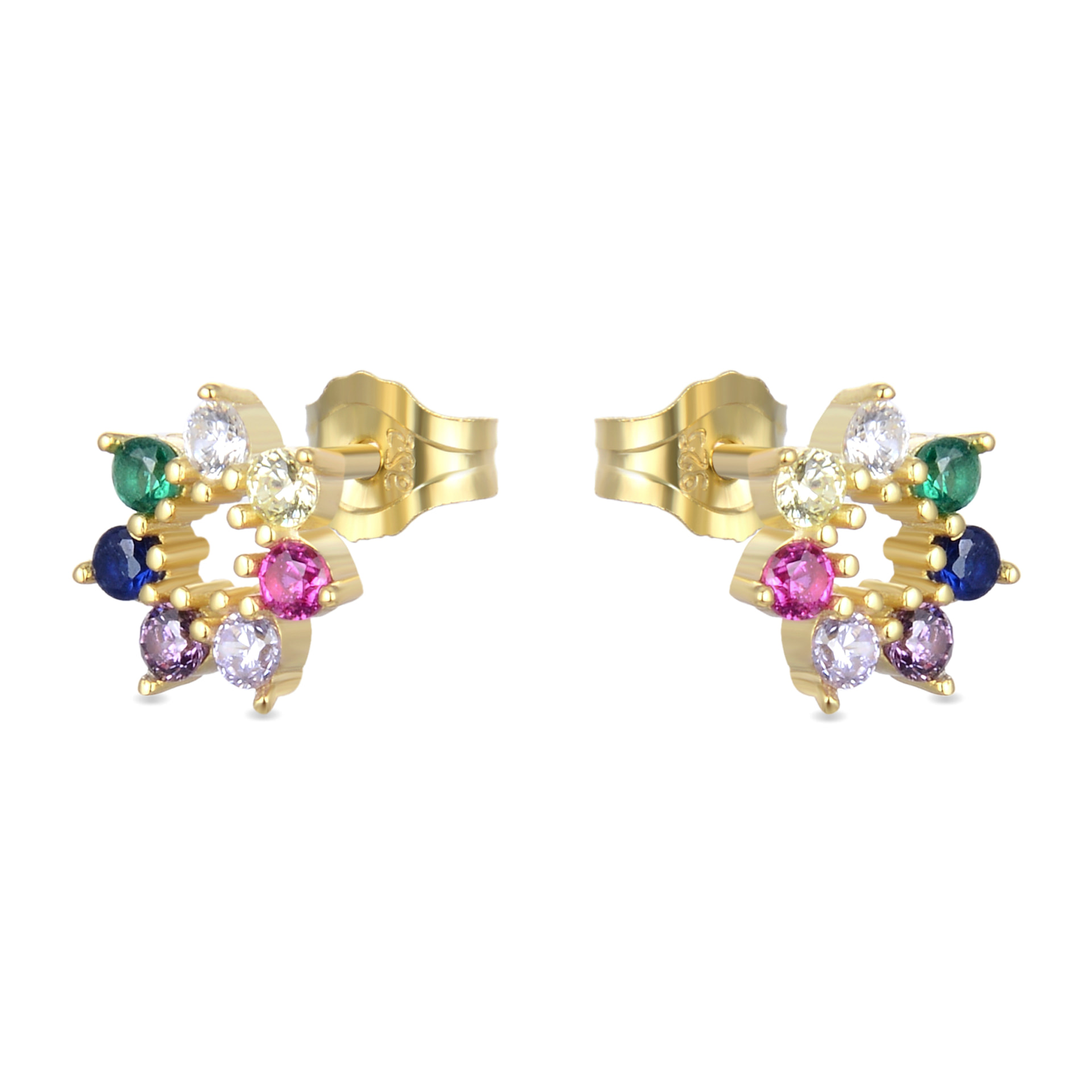 Pendientes Sywa acabado oro amarillo 18k