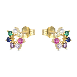 Pendientes Sywa acabado oro amarillo 18k
