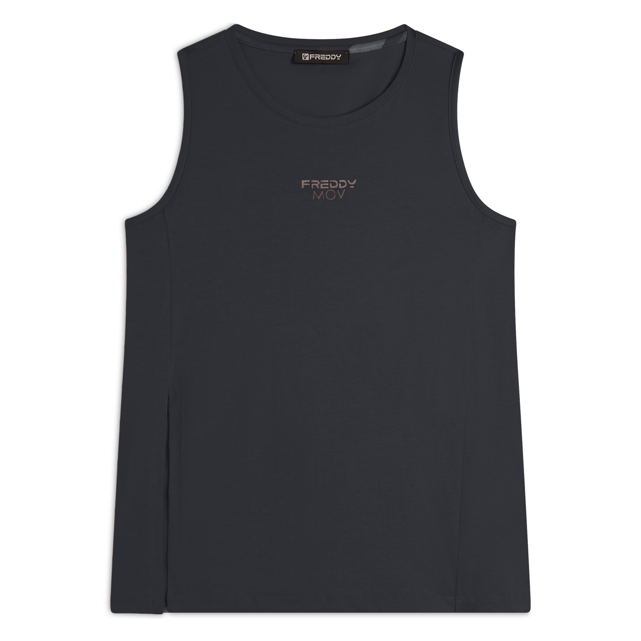 Canotta Regular Fit con Apertura Laterale