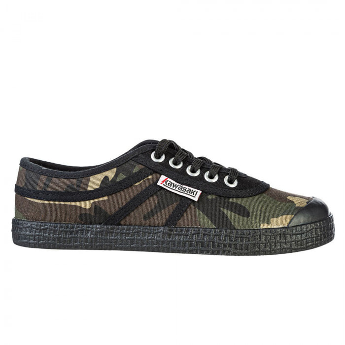 Zapatillas Sneaker para Hombre - KAWASAKI Camo Canvas Shoe K202417 3038 Olive Night