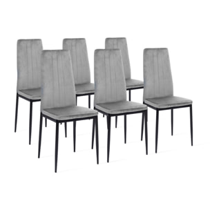 Chaises Jade - Gris Clair