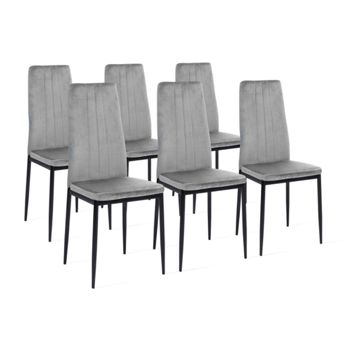 Chaises Jade - Gris Clair