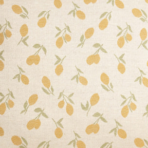 Housse de coussin jacquard 45x45 cm Citrons