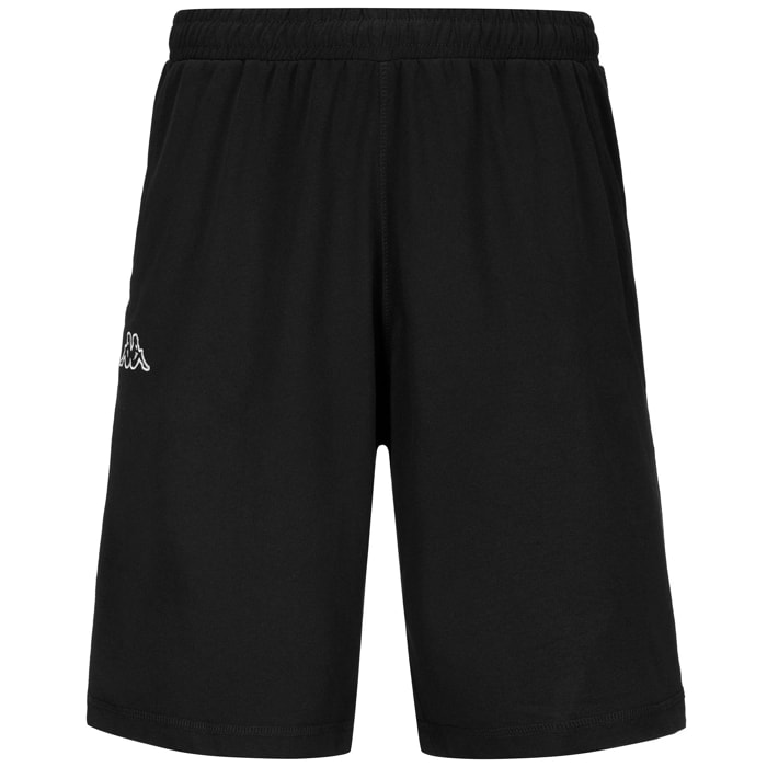 Kappa - Pantaloni Corti Uomo Nero - Logo Ariosto Ry