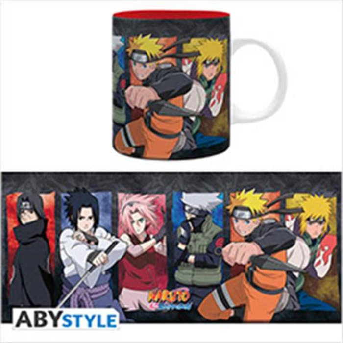 Naruto Shippuden Tazza Gruppo Konoha 320ml Abystyle