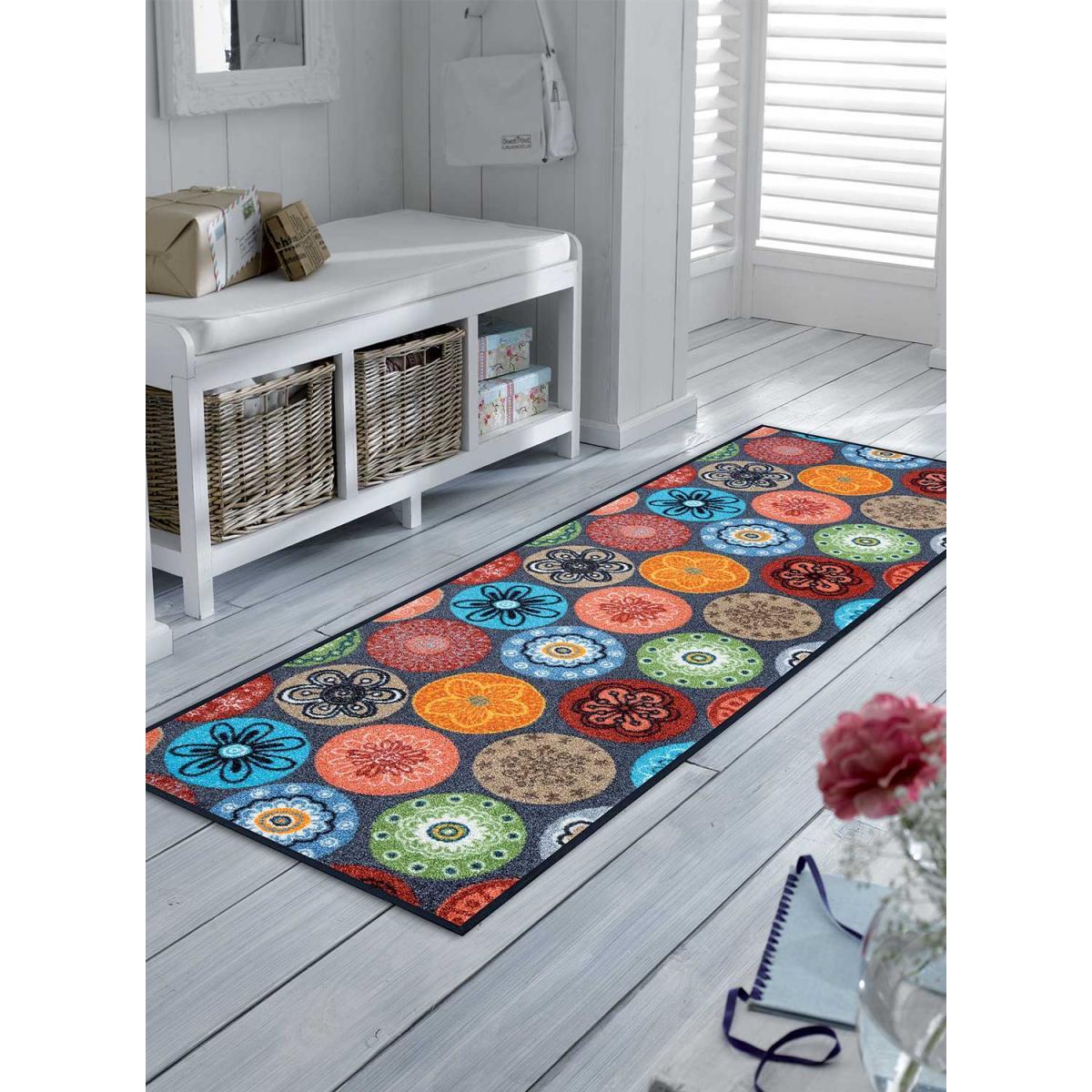 Tapis salon et chambre tissé motif géométrique FIMA