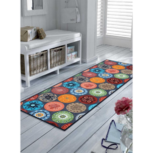 Tapis salon et chambre tissé motif géométrique FIMA