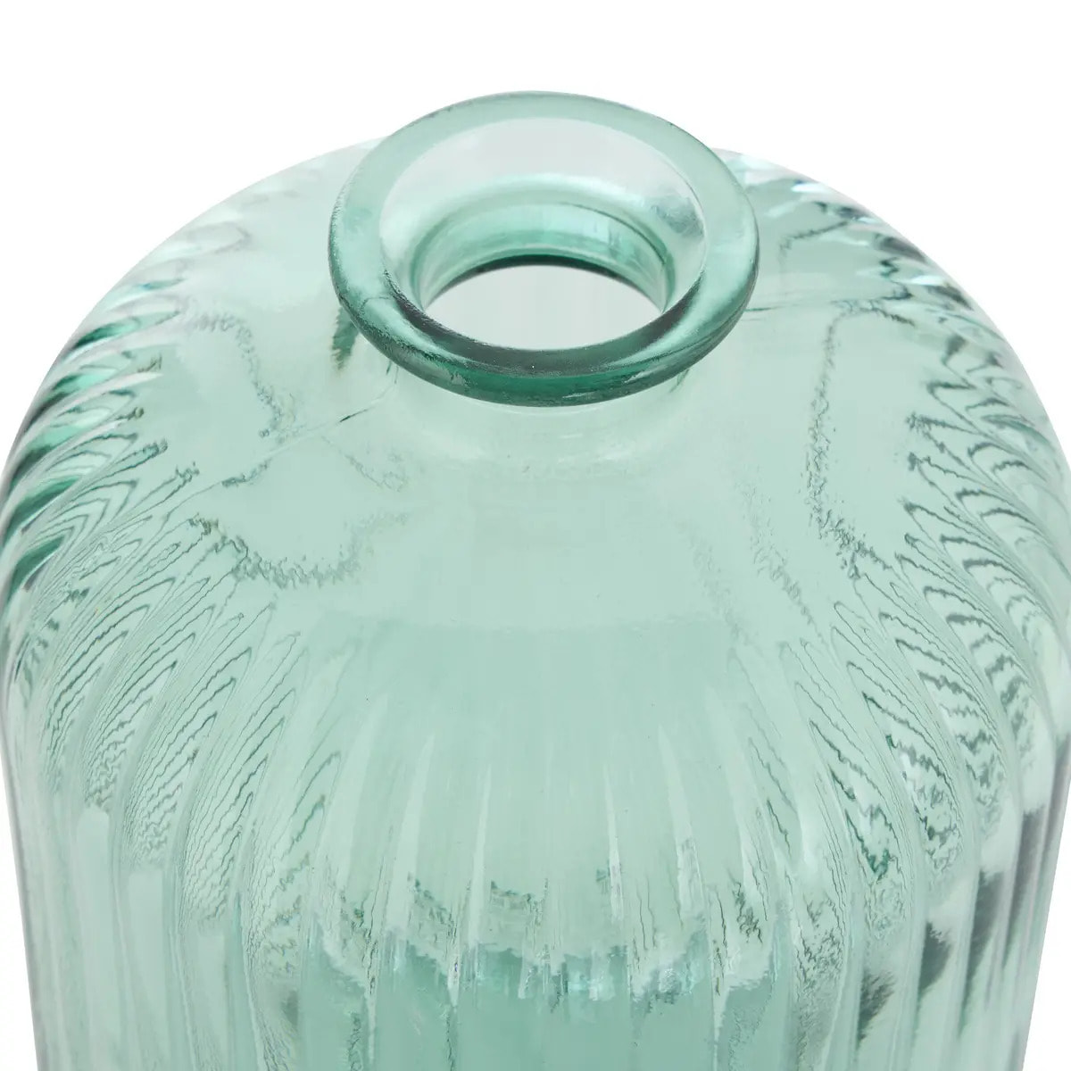 Vase Luz H23cm en verre vert