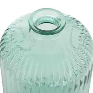 Vase Luz H23cm en verre vert