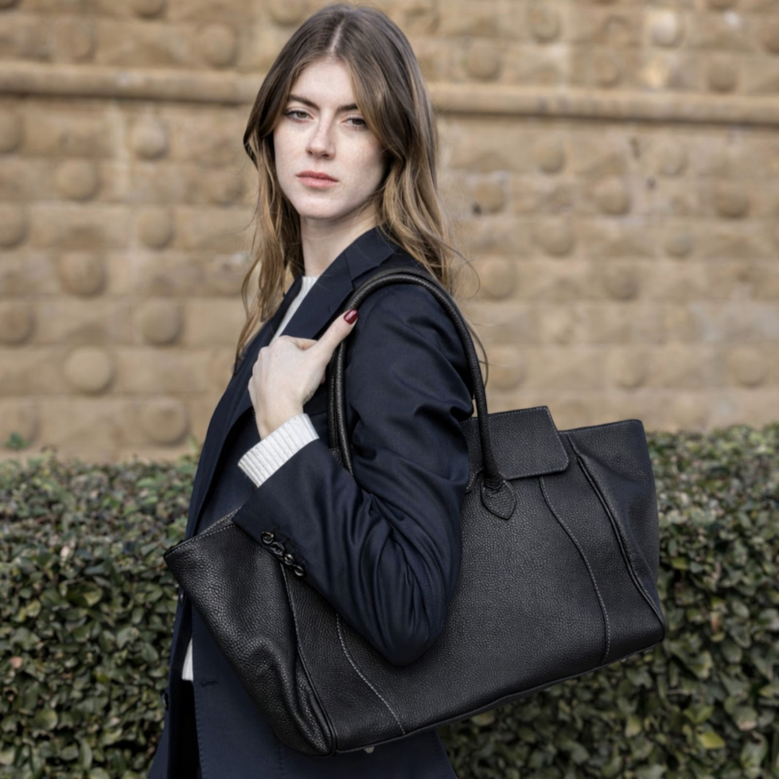 Bolso de hombro Cheval Firenze Naomi Negro