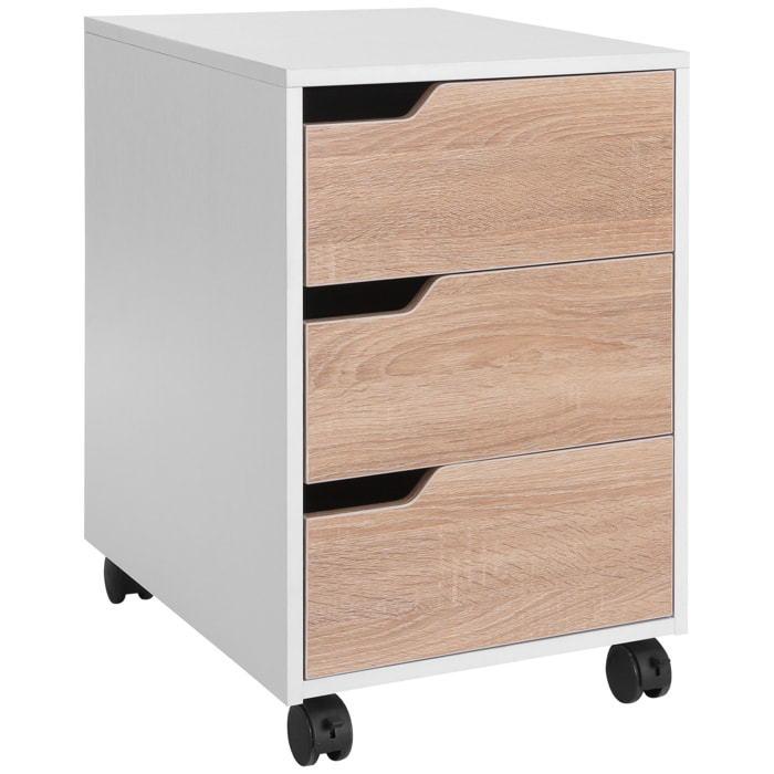 Armario Archivador con Ruedas de Madera MDF 40x50x57,5cm