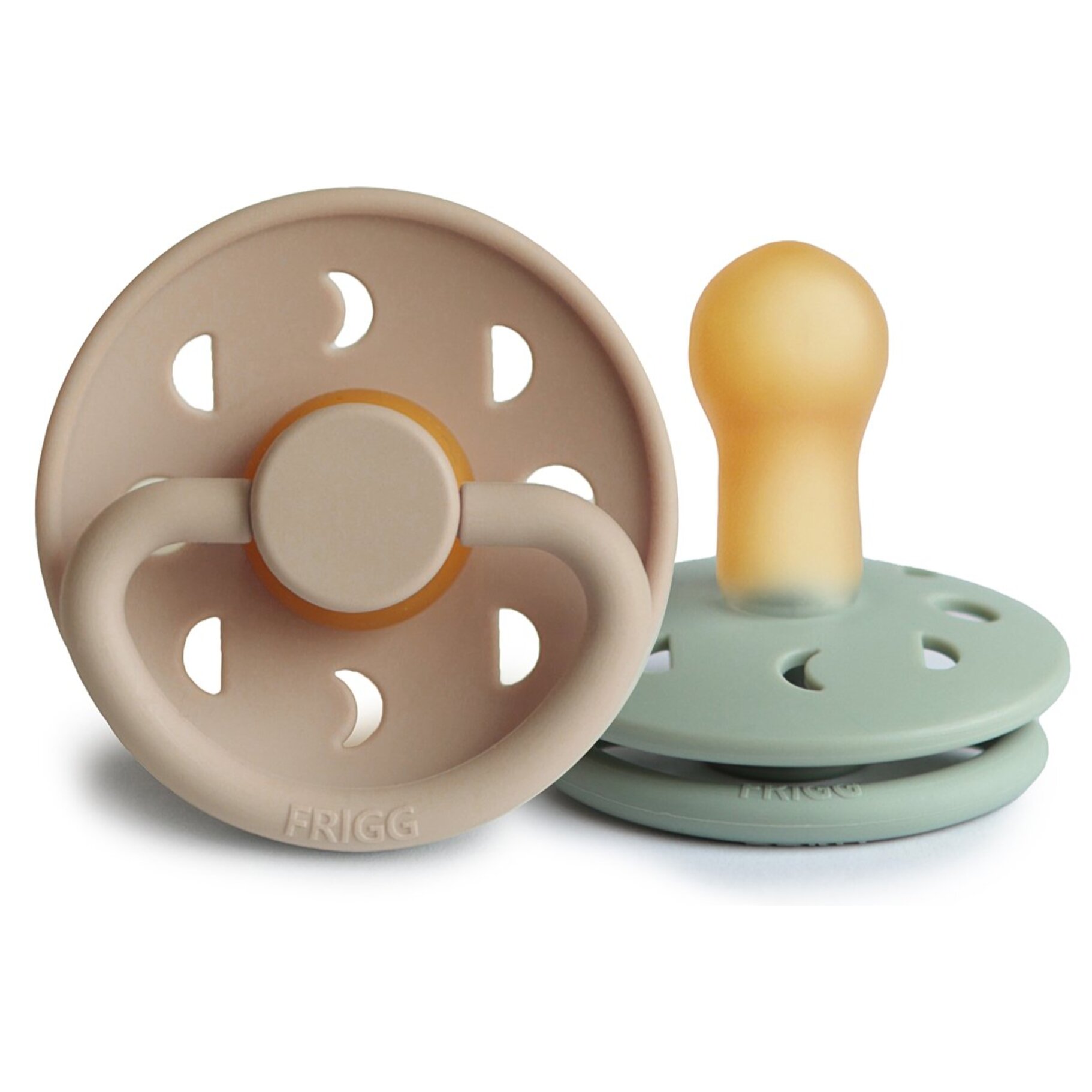Frigg Pack 2 Chupetes Block Latex Moon Phase