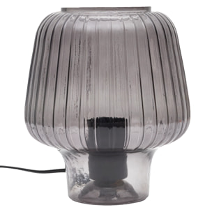 Lampe De Table Champignon Verre