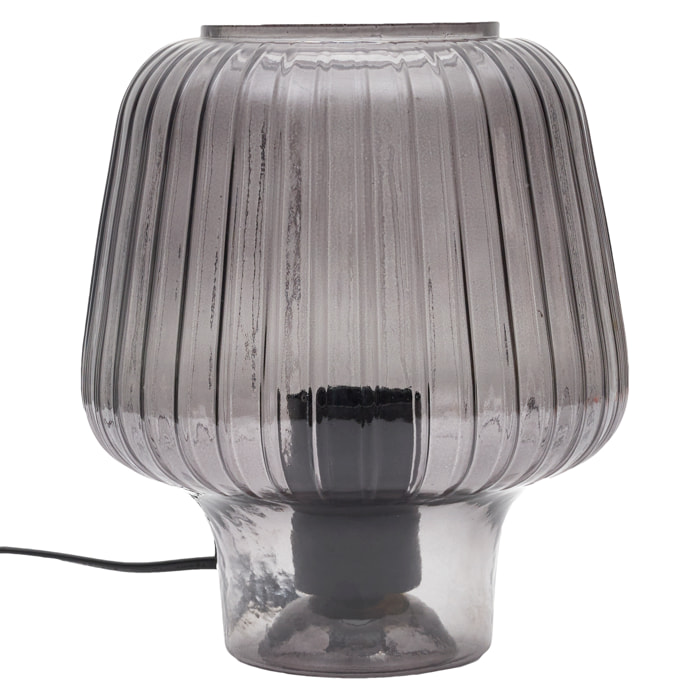 Lampe De Table Champignon Verre M4